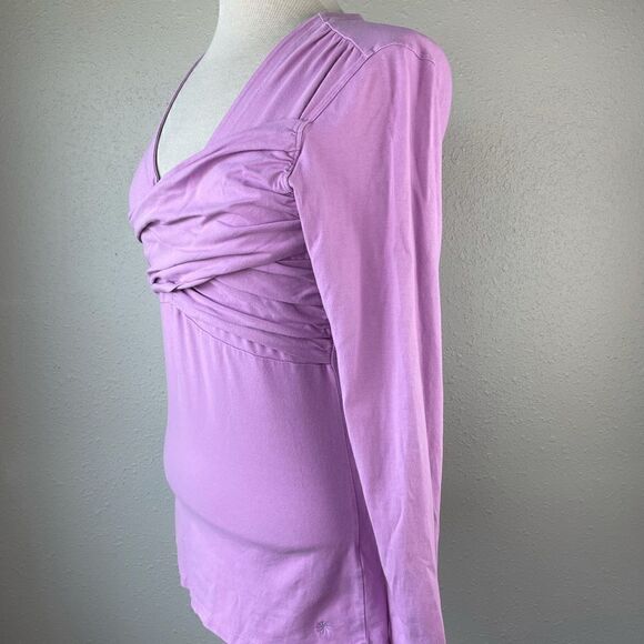 Athleta Pastel Long Sleeve Top Size S EUC - Picture 3 of 8